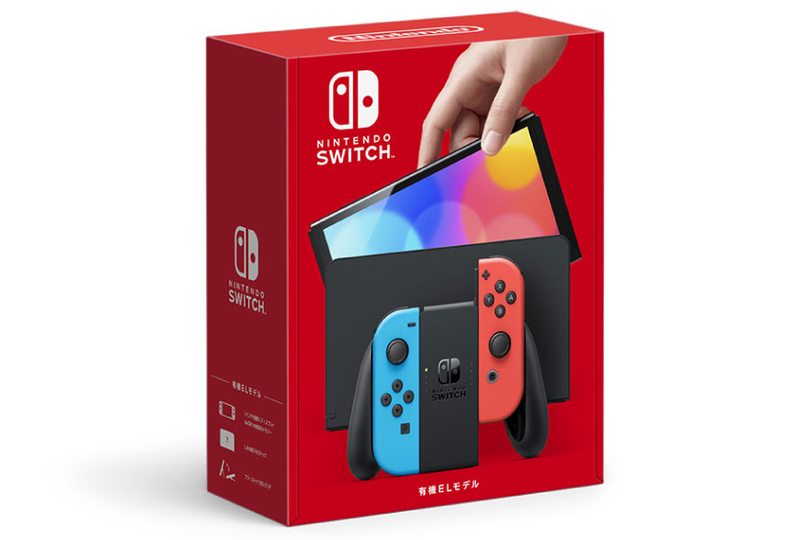 【新品】1週間以内発送 Nintendo Switch（有機ELモデル） Joy-Con(L) ネオンブルー/(R) ネオンレッド スイッチ ゲーム機 本体 新型 お家時間 プレゼント クリスマス 誕生日 おもちゃ