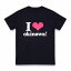 【新品】【即納】WE ハート（LOVE）NAMIE HANABI SHOW（安室奈美恵）／ I ハート（LOVE）okinawa!Tシャツ BLACK Mサイズ　あむろ なみえ 安室ちゃん グッズ タレント 歌手 フェス ライブ 音楽 ミュージックTシャツ 沖縄 夏 レディース メンズ プレゼント ファン