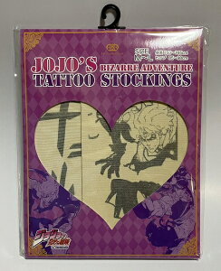 【新品】【即納】TVアニメ「ジョジョの奇妙な冒険」 タトゥーストッキング (第1部) 「ディオ」 DIO JOJO 荒木飛呂彦 ズキュウウウン!!　(サイズM〜L) じょじょのきみょうなぼうけん おもしろ グッズ 忘年会 プレゼント コレクション タイツ 文字 漫画