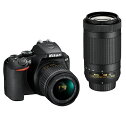 Nikon ニコン D3500 ダブルズームキット 一眼レフ カメラ 高性能レンズ 「AF-P DX NIKKOR 18-55mm f/3.5-5.6G」「AF-P DX NIKKOR 70-300mm f/4.5-6.3G ED VR」 クリスマス プレゼント 趣味