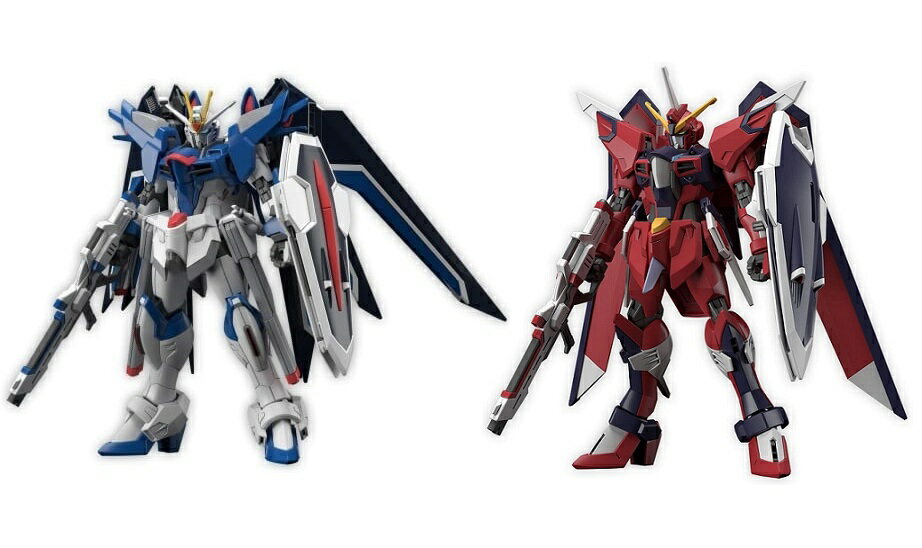 HG 機動戦士ガンダムSEED FREEDOM イモータルジャスティスガンダム 1/144スケール 色分け済みプラモデル + HG ライジングフリーダムガンダム 1/144 プラモデル がんだむ シード フリーダム