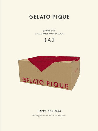 ڿʡۡ¨ǼۡLADY'S SIZEGELATO PIQUE HAPPY BOX 2024 A gelato pique 顼 ԥ ʡ ԥ  롼० դ֤ ϥåԡܥå 2024ǯ ǯ PFKB235013 ǥ