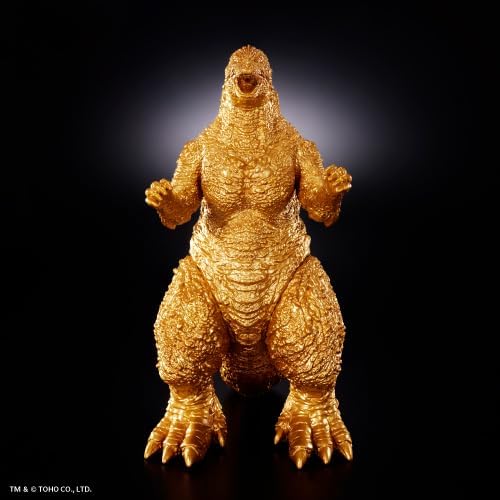 [Nuevo] Envío en 1 semana [Limitado] Godzilla 70th Anniversary Monster King Series Godzilla (2023) Color dorado ver. Figura pintada producción limitada serie sin tarjeta KAIJU GOJIRA película especial Japón — vista 2