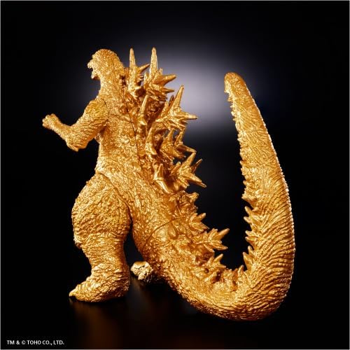 [Nuevo] Envío en 1 semana [Limitado] Godzilla 70th Anniversary Monster King Series Godzilla (2023) Color dorado ver. Figura pintada producción limitada serie sin tarjeta KAIJU GOJIRA película especial Japón — vista 3