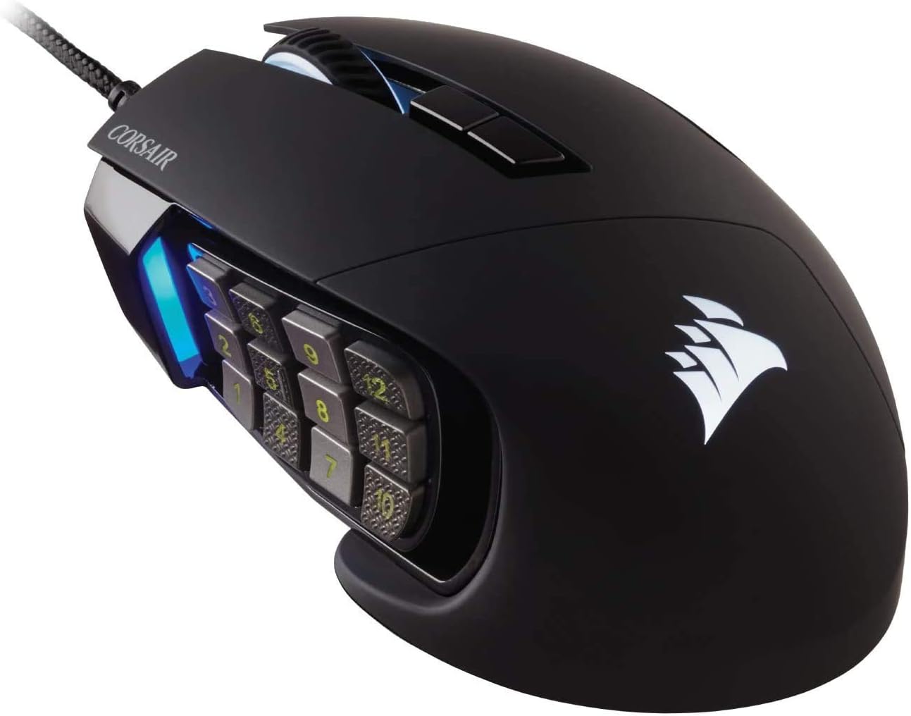 【新品】1週間以内発送 Corsair SCIMITAR RGB ELITE USB ゲーミングマウス 多ボタン RGB搭載 CH-9304211-AP MS431 コルセア ゲーム 有線