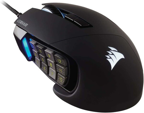 SPW楽天市場店の【新品】1週間以内発送 Corsair SCIMITAR RGB ELITE USB ゲーミングマウス 多ボタン RGB搭載 CH-9304211-AP MS431 コルセア ゲーム 有線|詳細画像