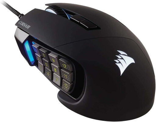 【新品】1週間以内発送 Corsair SCIMITAR RGB ELITE USB ゲーミングマウス 多ボタン RGB搭載 CH-9304211-AP MS431 コルセア ゲーム 有線 【新品】1週間以内発送 Corsair SCIMITAR RGB ELITE USB ゲーミングマウス 多ボタン RGB搭載 CH-9304211-AP MS431 コルセア ゲーム 有線