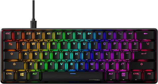 【新品】1週間以内発送 HyperX Alloy Origins60 小型RGBメカニカルゲーミングキーボード 英語配列 赤軸 ABS 4P5N4AA#ABA ハイパーエックス 【新品】1週間以内発送 HyperX Alloy Origins60 小型RGBメカニカルゲーミングキーボード 英語配列 赤軸 ABS 4P5N4AA#ABA ハイパーエックス