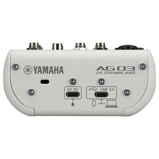 新品1週間以内発送YAMAHAヤマハAG03MK2W3チャンネルライブストリーミングミキサーホワイト