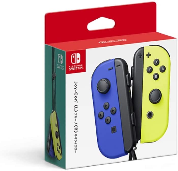 【新品】1週間以内発送 【任天堂純正品】Joy-Con(L) ブルー/(R) ネオンイエロー コントローラー スイッチ ジョイコン 周辺機器 【HAC-A-JAPAA】