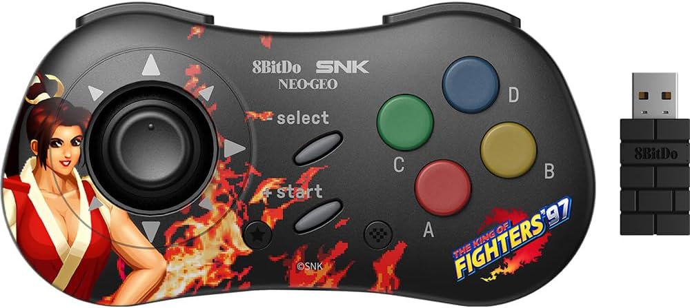 【新品】1週間以内発送　【ネオジオミニ/Android(9.0以上)/PC対応】8BitDo NEOGEO Wireless Controller Mai Shiranui　コントローラー 不知火 舞 しらぬい まい