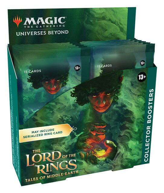 【新品】6月下旬頃入荷次第発送　【英語版】MTG マジック：ザ・ギャザリング 『指輪物語：中つ国の伝承』コレクター・ブースター 12パック入りBOX ウィザーズ・オブ・ザ・コースト Wizards of the Coast トレーディングカードゲーム おもちゃのサムネイル