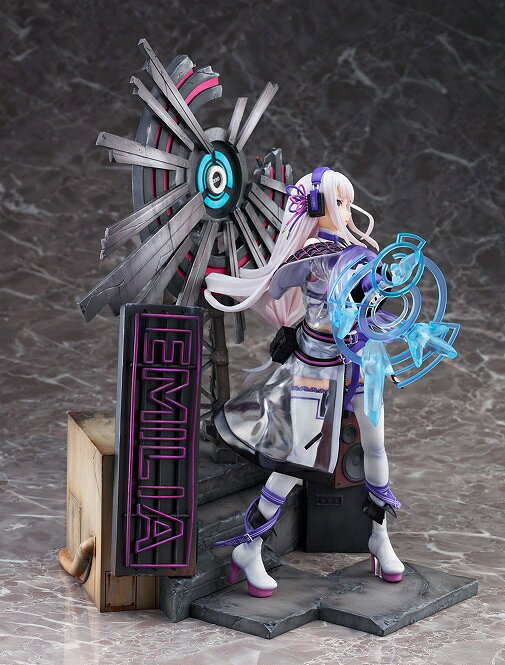 Emilia - Neon City Ver.- 1/7 Escala de la figura "Re: Vida en el mundo que comienza desde cero" — vista 3