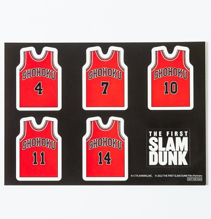 【新品】【即納】【同梱不可】 特典のみ！ 湘北ユニフォーム型ステッカー A6サイズ THE FIRST SLAM DUNK スラムダンク