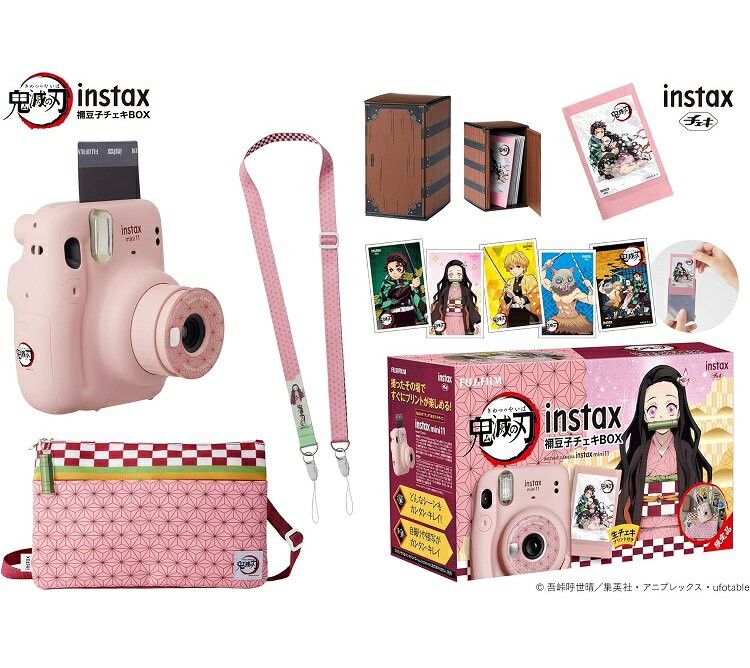 �ڿ��ʡۡ�¨Ǽ���ٻΥե����(FUJIFILM) ���󥹥���ȥ���� ������ instax mini 11 �ֵ��Ǥοϡ�BOX ������ǩƦ�ҡץ�ǥ� �ͤ�����ǥ� ����ĤΤ䤤�� INS MINI 11 KIMETSU PINK �ԥ�