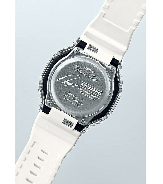 【未使用品】【即納】G-SHOCK ジーショック カシオ 腕時計 石川遼シグネチャーモデル GM-2100RI21-7AJR メンズ ホワイト プロゴルファー プレゼント 男性 クリスマス 時計 アクセサリー 八角