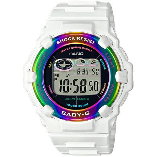 【未使用品】【即納】カシオ CASIO Baby-G ベビージー BGR-3000UK-7JR Love The Sea And The Earth イルカ・クジラモデル 2022 イルクジ 虹 カラフル 腕時計 プレゼント 贈り物 レディース 女の子 GWX-8904K-7JR　ペア