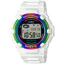 【未使用品】【即納】カシオ CASIO Baby-G ベビージー BGR-3000UK-7JR Love The Sea And The Earth イルカ クジラモデル 2022 イルクジ 虹 カラフル 腕時計 プレゼント 贈り物 レディース 女の子 GWX-8904K-7JR ペア