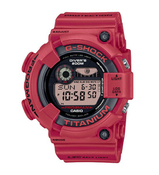 【未使用品】【即納】CASIO G-SHOCK Gショック カシオ GW-8230NT-4JR FROGMAN フロッグマン 30周年記念モデル 第3弾 ダイバーズウオッチ 腕時計 潜水用防水機能 潜水ガエル 赤 レッド プレゼント 男性 贈り物