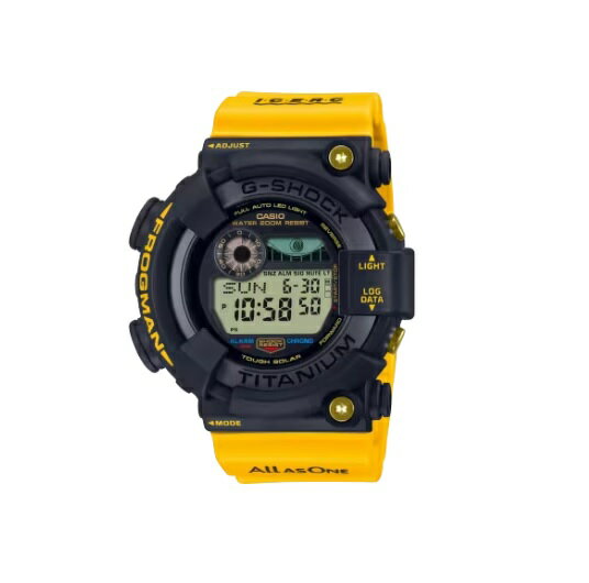 【未使用品】【即納】 CASIO G-SHOCK イルクジ MASTER OF G - SEA FROGMAN GW-8200K-9JR アイサーチ・ジャパン コラボレーションモデル カシオ ジーショック 腕時計 イルカ・クジラ Love The Sea And The Earth イエロー 初代モデル プレゼント 贈り物 誕生日