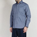 ナイジェル・ケーボン BRITISH OFFICERS SHIRT NAVY MAIN LINE NIGEL CABOURN