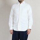 ナイジェル ケーボン BRITISH OFFICERS SHIRT WHITE MAIN LINE NIGEL CABOURN