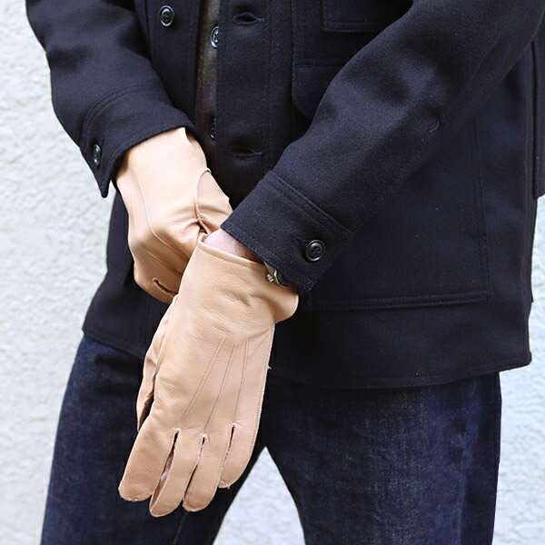 イーストマン・レザー・クロージング OFFICERS GLOVES USAAF FLYING SUMMER 1942 PATTERN HORSE HIDE NATURAL EASTMAN LEATHER CLOTHING