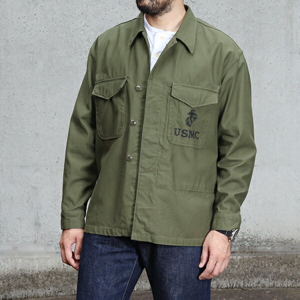 イーストマン レザー クロージング USMC SHIRT P-56 OLIVE BACKSATIN EASTMAN LEATHER CLOTHING