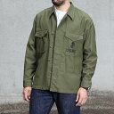 イーストマン レザー クロージング USMC SHIRT P-56 OLIVE BACKSATIN MADE IN JAPAN EASTMAN LEATHER CLOTHING