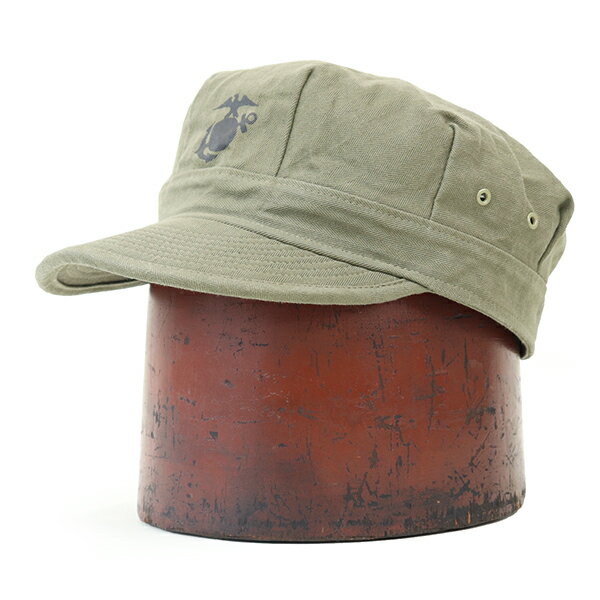 イーストマン レザー クロージング USMC P-44 CAP HERRINGBONE TWILL OLIVE EASTMAN LEATHER CLOTHING