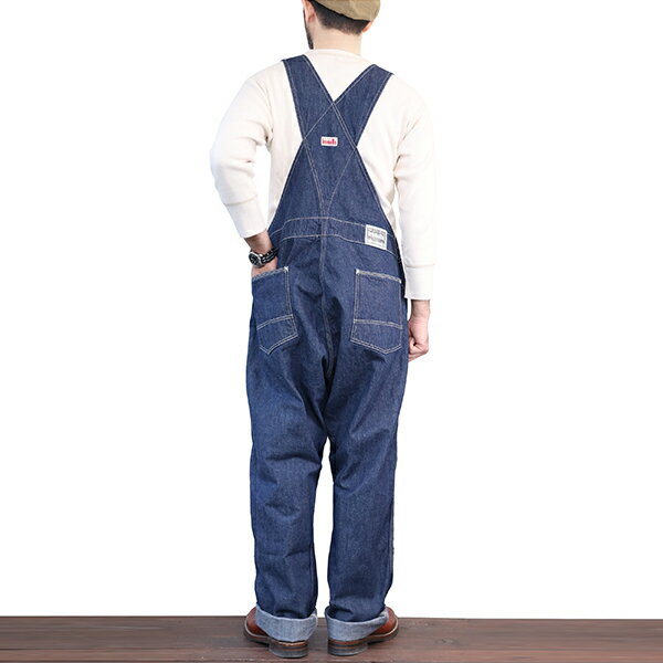 フリーホイーラーズ Lot 101 DENIM HIGH-BACK OVERALLS LATE 1920-1930s STYLE WORK CLOTHING THE IRONALL FACTORIES CO. 10oz INDIGO DENIM FREEWHEELERS