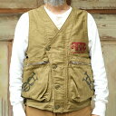 フリーホイーラーズ SPEED ENGINEER SLEEVELESS COAT THROTTLE RACING SULFIED DYED MILITARY M...