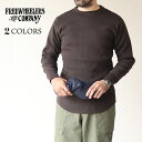 フリーホイーラーズ CREW NECK TYPE LONG SLEEVE UNDER WEAR EARLY 1900s STYLE UNDERWEAR HEAVY WEIGHT RIB 2 COLORS 2022 MODEL FREEWHEELERS