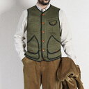 楽天SPEEDWAYフリーホイーラーズ BRIDGEPORT OUTDOOR STYLE HUNTING VEST OLIVE GRAIN FREEWHEELERS