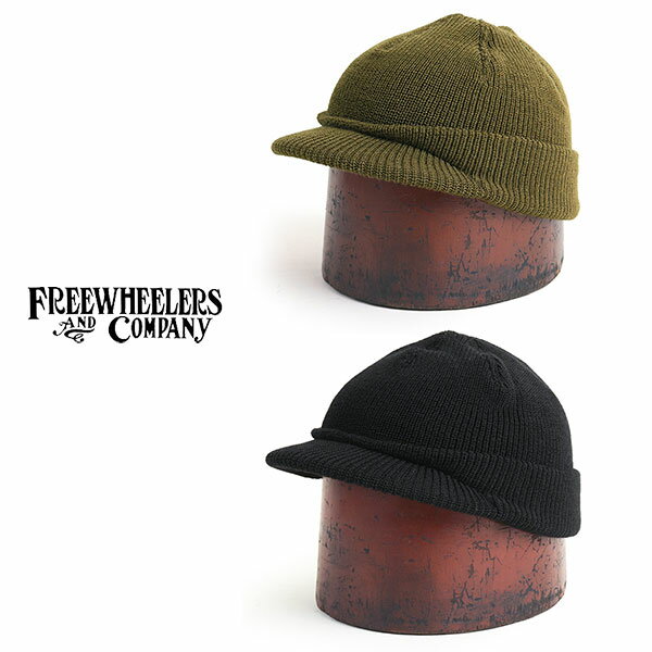 楽天SPEEDWAYフリーホイーラーズ M-1941 WOOL KNIT JEEP CAP 1940-1950s CIVILIAN MILITARY STYLE CLOTHING 2 COLORS FREEWHEELERS