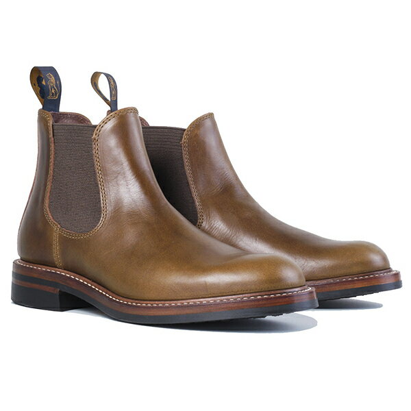 ジョン ロフグレン ブーツメーカー CHELSEA BOOTS HORWEEN LEATHER CXL DARK OLIVE サイドゴアブーツ JOHN LOFGREN BOOTMAKER