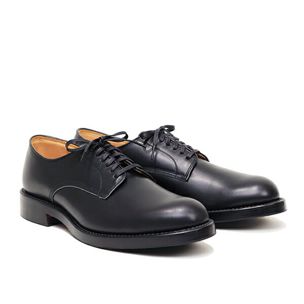 ジョン ロフグレン ブーツメーカー USN LOW QUARTER SHOES FRENCH CALFSKIN BLACK サービスシューズ JOHN LOFGREN BOOTMAKER