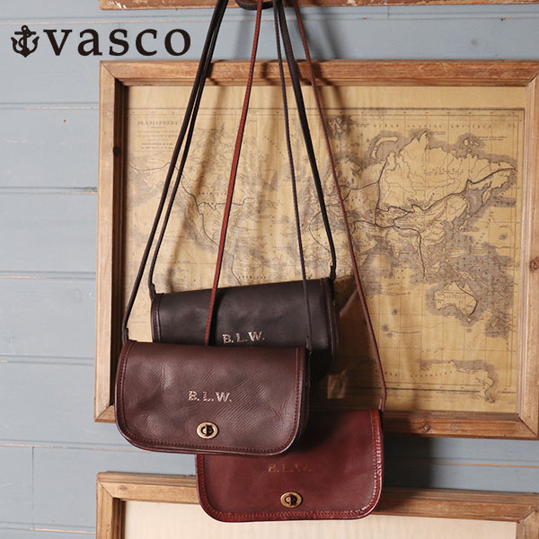 ヴァスコ LEATHER CARRY SHOULDER BAG COW HIDE 3 COLORS VASCO