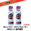 【ゲリラ特価セール 送料無料】 GATSBY ギャツビー クレイジークール ボディウォーター 無香料 170ml×2本セット