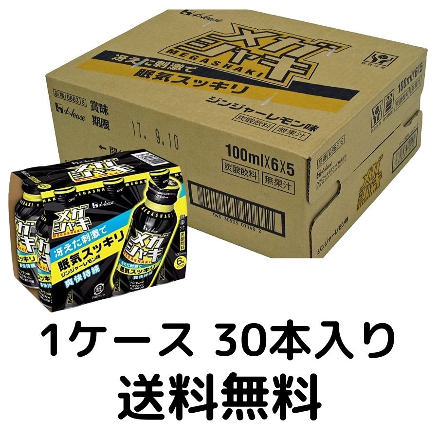 【7月18日以降順次配送】ランキング1位受賞 メガシャキ ジンジャーレモン味 メガシャキA 100ml×6×5 ケース販売のサムネイル