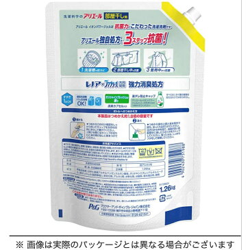 アリエール 洗濯洗剤 液体 部屋干し用 リビングドライイオンパワージェル 詰め替え 超特大 1.26kg