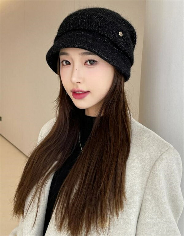 Knit Cap春夏 ニット帽 レディース　キャップ レディース 深め　帽子 レディース ハット 日よけ 小顔効果 UVケア UVハット キャンプ　ストローハット 遮熱 遮光キャップ 帽子 レディース 日よけ帽子 ハット UVカット 小顔効果 フリーサイズ　秋用　秋冬ハット　帽子 2