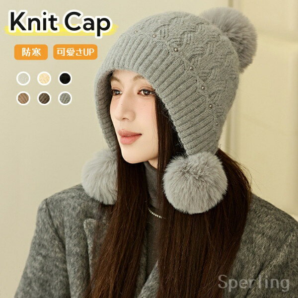 ファー帽帽子レディース冬レディース...