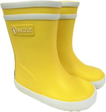 【ラッキーシール対象】AIGLE(エーグル)カジュアルシューズ【ジュニア(トドラー) レインブーツ】 BABY FLAC(ベイビー・フラック)ZZJ2485JAUNE NEW
