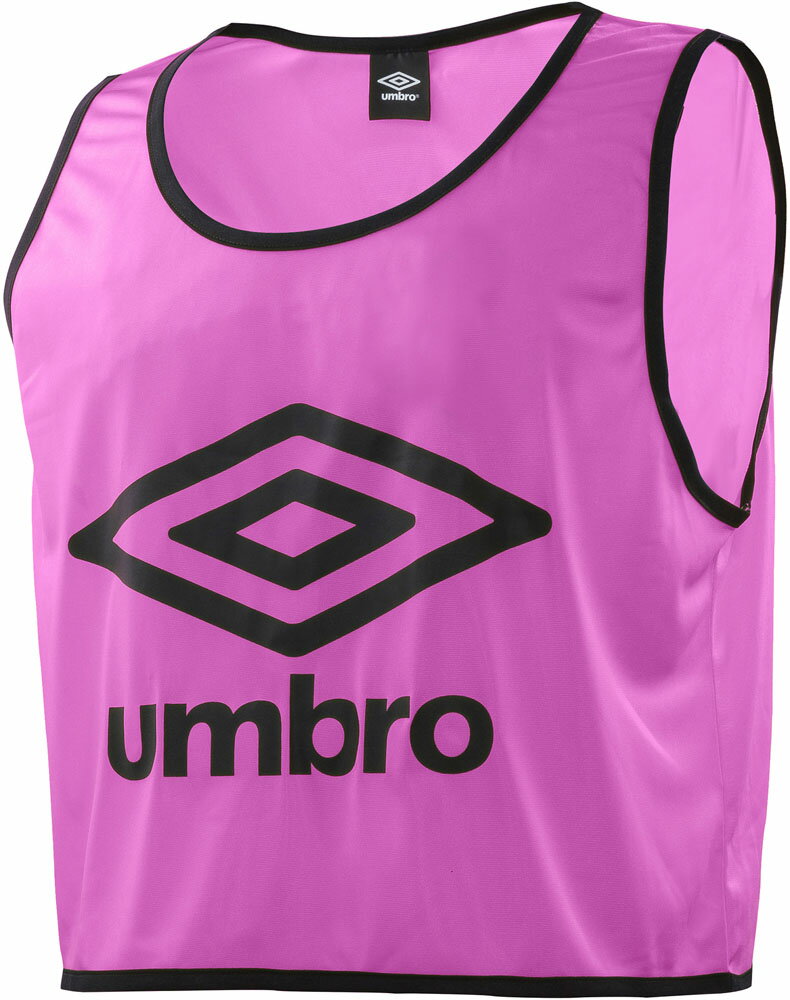 【ラッキーシール対象】UMBRO（アンブロ）サッカーゲームシャツ・パンツストロングビブスUBS7558Sピンク