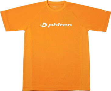 【ラッキーシール対象】ファイテン（PHITEN）ボディケアTシャツRAKU シャツ SPORTS( 吸汗速乾 ) 半袖 M オレンジ JG171004JG171004