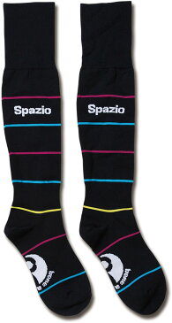 【ラッキーシール対象】SPAZIO（スパッツィオ）フットサルソックス【メンズ サッカー・フットサルウェア】 MULTI CONFINE LONG SOX ロングソックス 25‐27cmSK0029ブラック