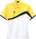 【5月18日 P最大10倍】 ルーセント LUCENT テニス Uni ゲームシャツ イエロー 黄色 半袖シャツ Tシャツ メンズ レディース 男性用 女性用 ...