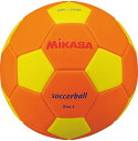 【11月1日 最大4%OFFクーポン&P最大10倍】 ミカサ MIKASA サッカー スマイルサッカー 4号 マシーン縫い オレンジ×イエロー ジュニア キッズ 小学校 学校体育用品 クラブ レクリエーション ボール遊び スポンジボール STPEF4OY