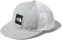 【GW期間限定！5000円以上で3 OFFクーポン】 THE NORTH FACE ノースフェイス スクエアロゴメッシュキャップ キッズ Kids’Square Logo Mesh Cap 子供 ジュニア 帽子 日よけ 遊び キャンプ 学校 保育園 幼稚園 幼児 小学生 林間 男の子 女の子 お祝い NNJ020